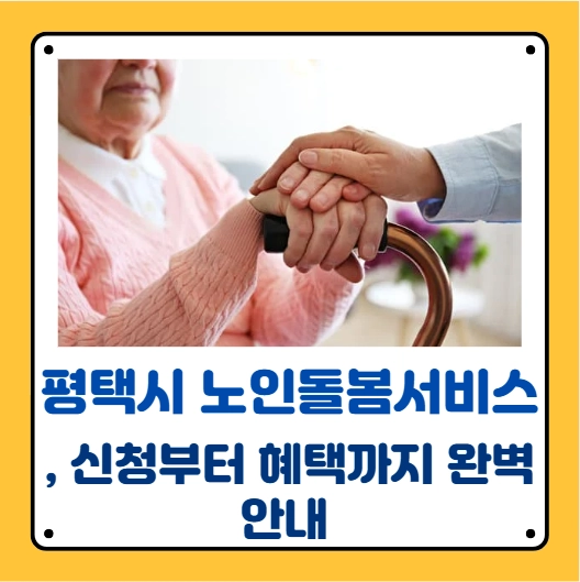평택 노인돌봄서비스