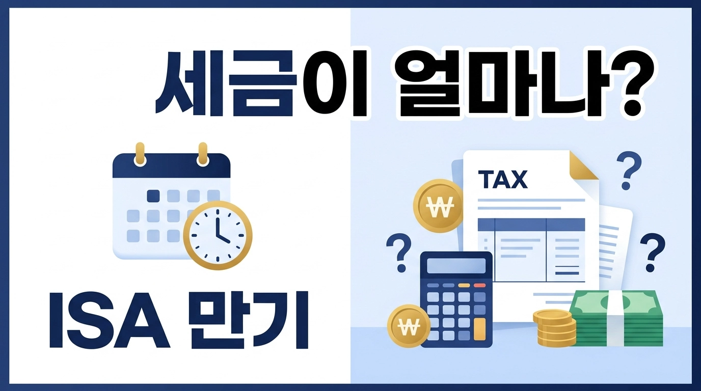 ISA 계좌 만기 됐는데 세금이 얼마나 나올까, 2026년 달라진 기준까지 정리 - 유용한 팁 정보