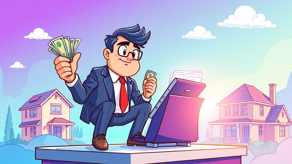 다주택자 양도세 절세 전략 (cartoon 스타일)