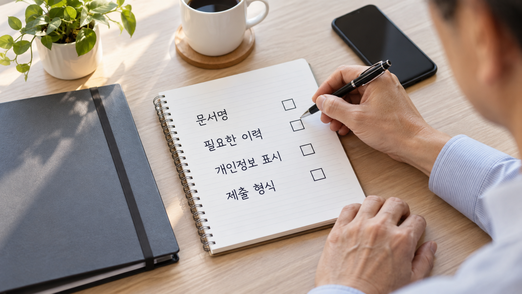 건강보험 자격득실확인서 발급, 제출 전 확인사항 3 문서명 필요한 이력 개인정보 표시 제출 형식을 점검하는 노트