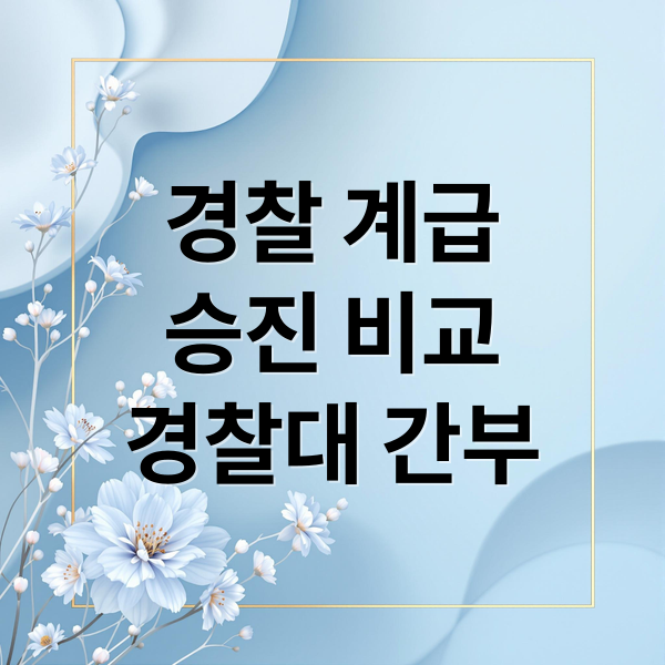 경찰 계급