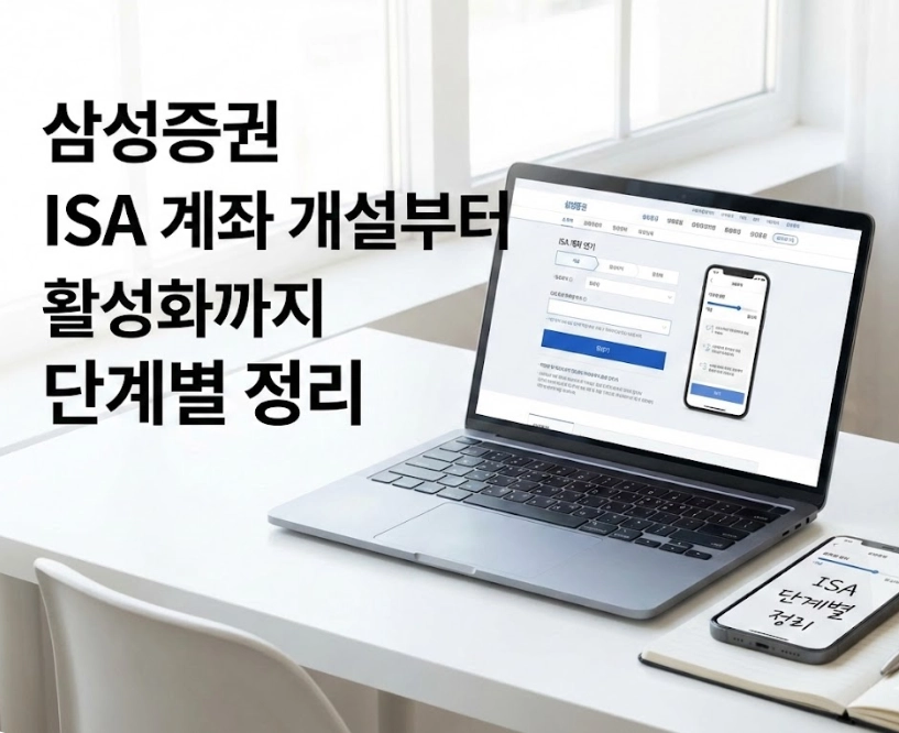 삼성증권 ISA 계좌개설 방법1