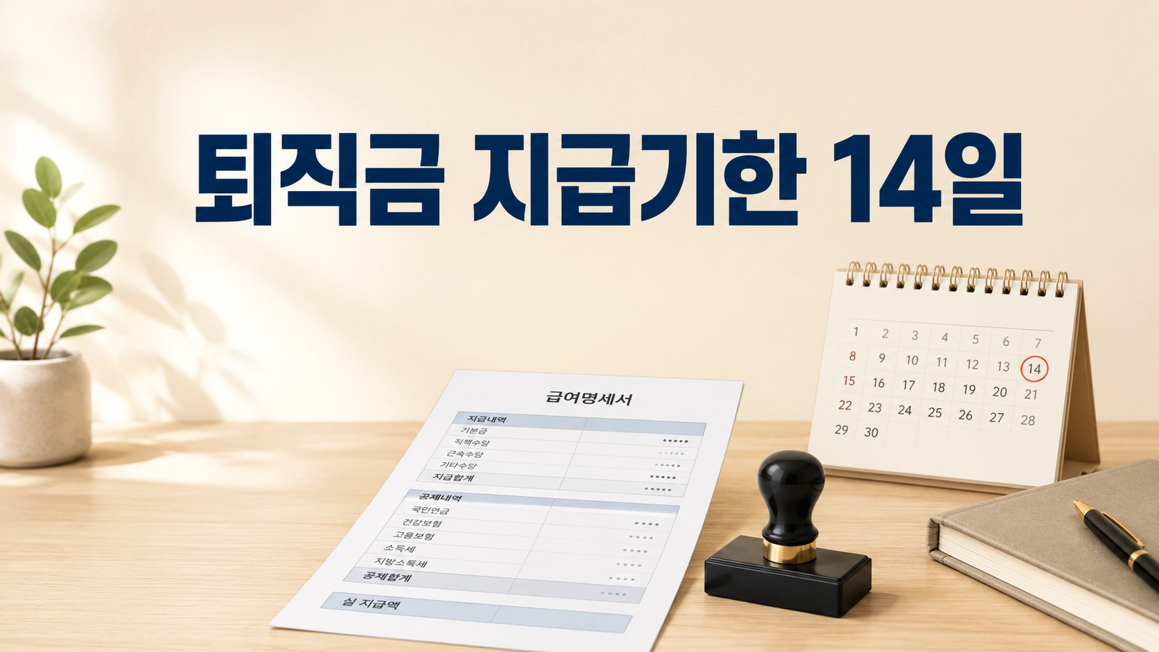 퇴직금지급기한